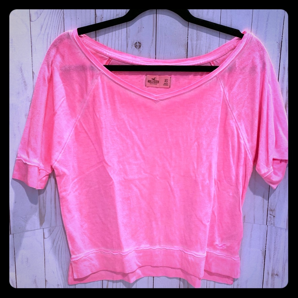Hollister Neon Pink T-shirt